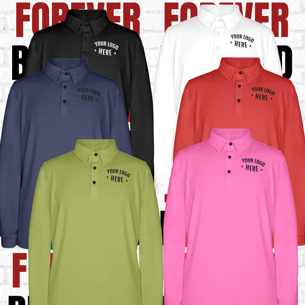 Alumni Unisex Long Sleeve Polo Shirt (Qty=1)
