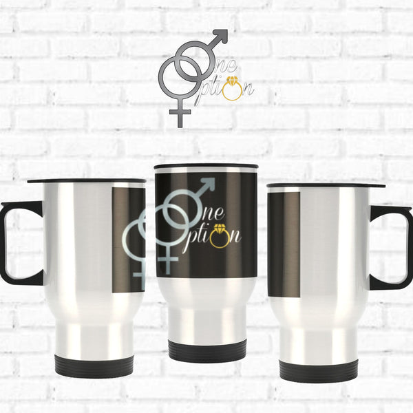 One Option Travel Mug (Stainless steel thermal layer 14 Oz) (Qty=1)
