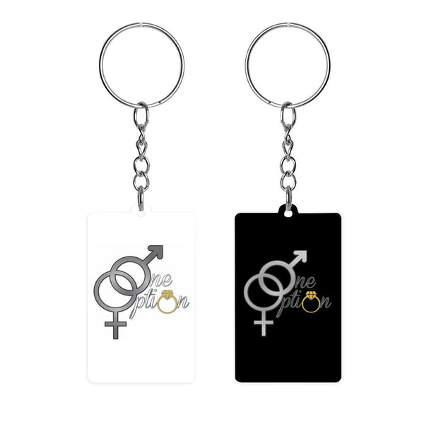 One Option Acrylic Keychain (Qty-1)