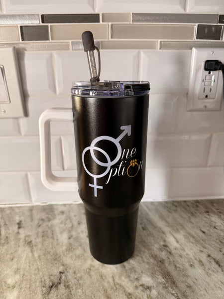 One Option Tumbler with Handle (40 Oz)