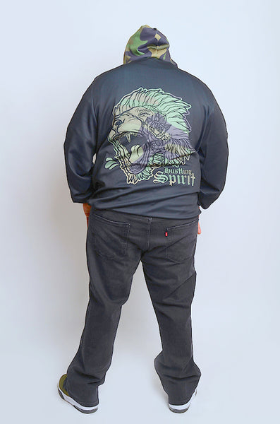 Fearless Lion Zip Up Hoody II