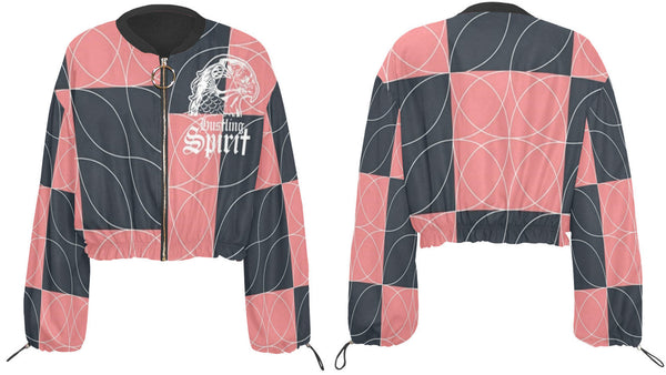 Raven Peach and Grey Mix Chiffon Jacket