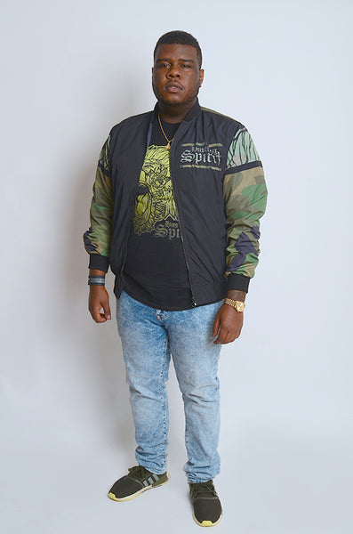 Fearless Lion Army Flight Jacket