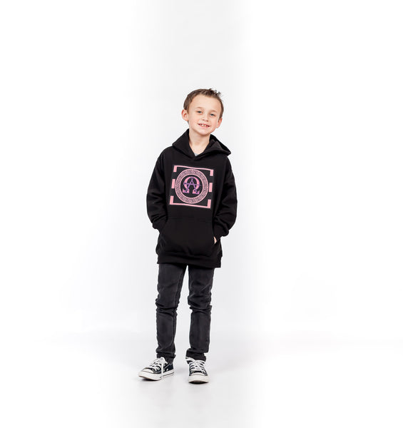 Alpha Omega Unisex Red Kid Hoody