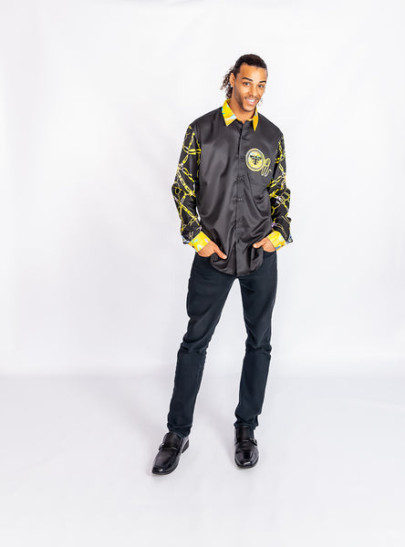Compass Button Up Long Sleeve