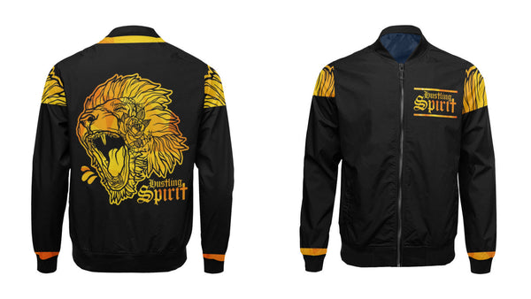 Fearless Lion Gold Unisex Flight Jacket