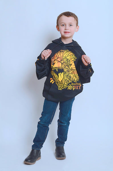 Fearless Lion Gold Kids Unisex Hoody