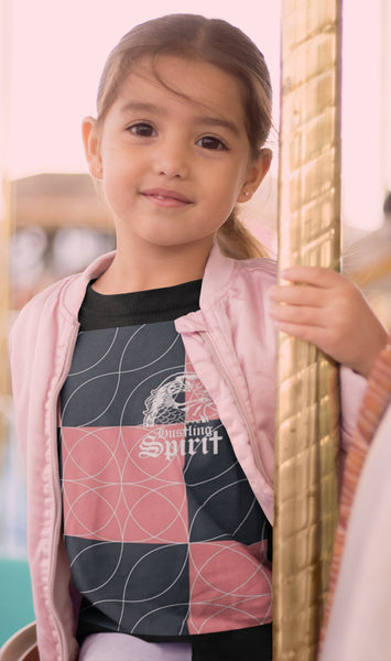 Raven Peach & Gray Tee Kid Size