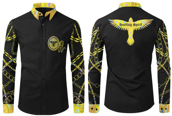 Compass Button Up Long Sleeve