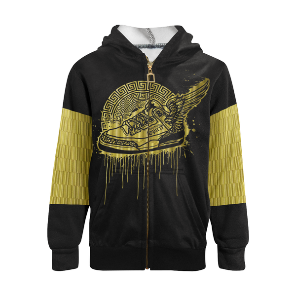 Footsteps Gold Column Kids Zip-Up Hoody
