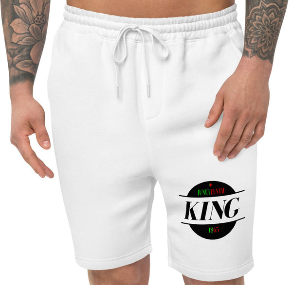 KING/QUEEN X FREEDOM Unisex fleece Shorts (S-2XL)