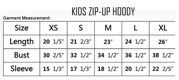 Footsteps Gold Column Kids Zip-Up Hoody