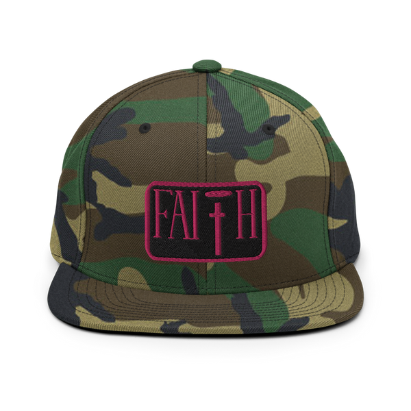 Faith III Snapback Pink Camo