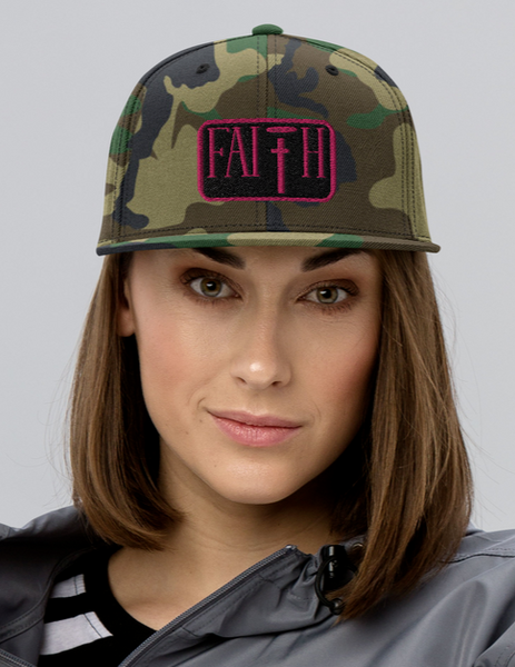 Faith III Snapback Pink Camo