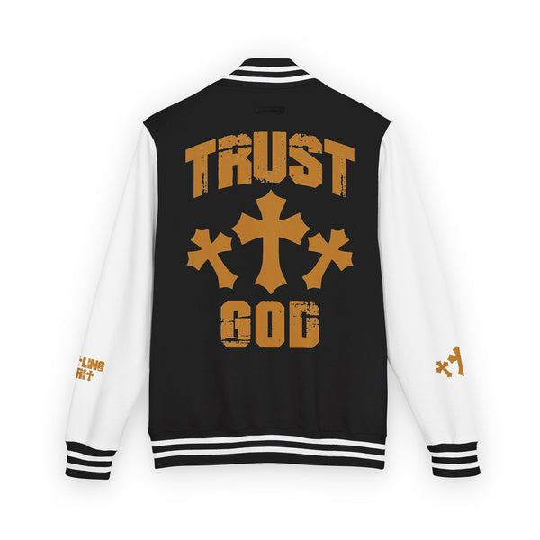 TRUST GOD Letterman Jacket