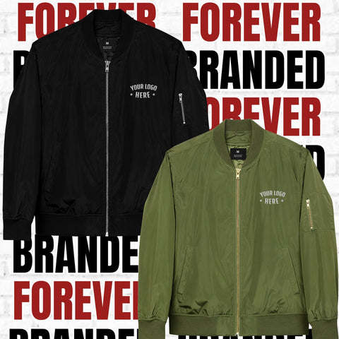 Alumni Embroidered Premium Recycled Bomber Unisex Jacket (XS-3XL)