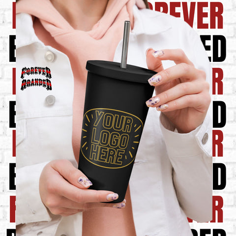 Alumni Insulated Tumbler with a Straw (20 oz)