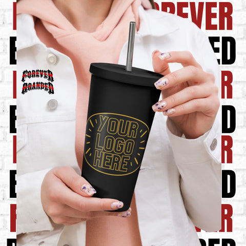 Alumni Insulated Tumbler with a Straw