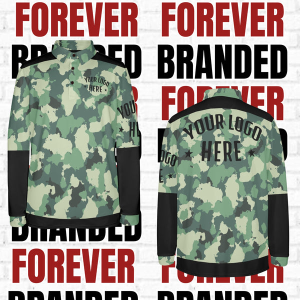 Alumni Unisex Long Sleeve Polo Shirt Camo (Qty=1)