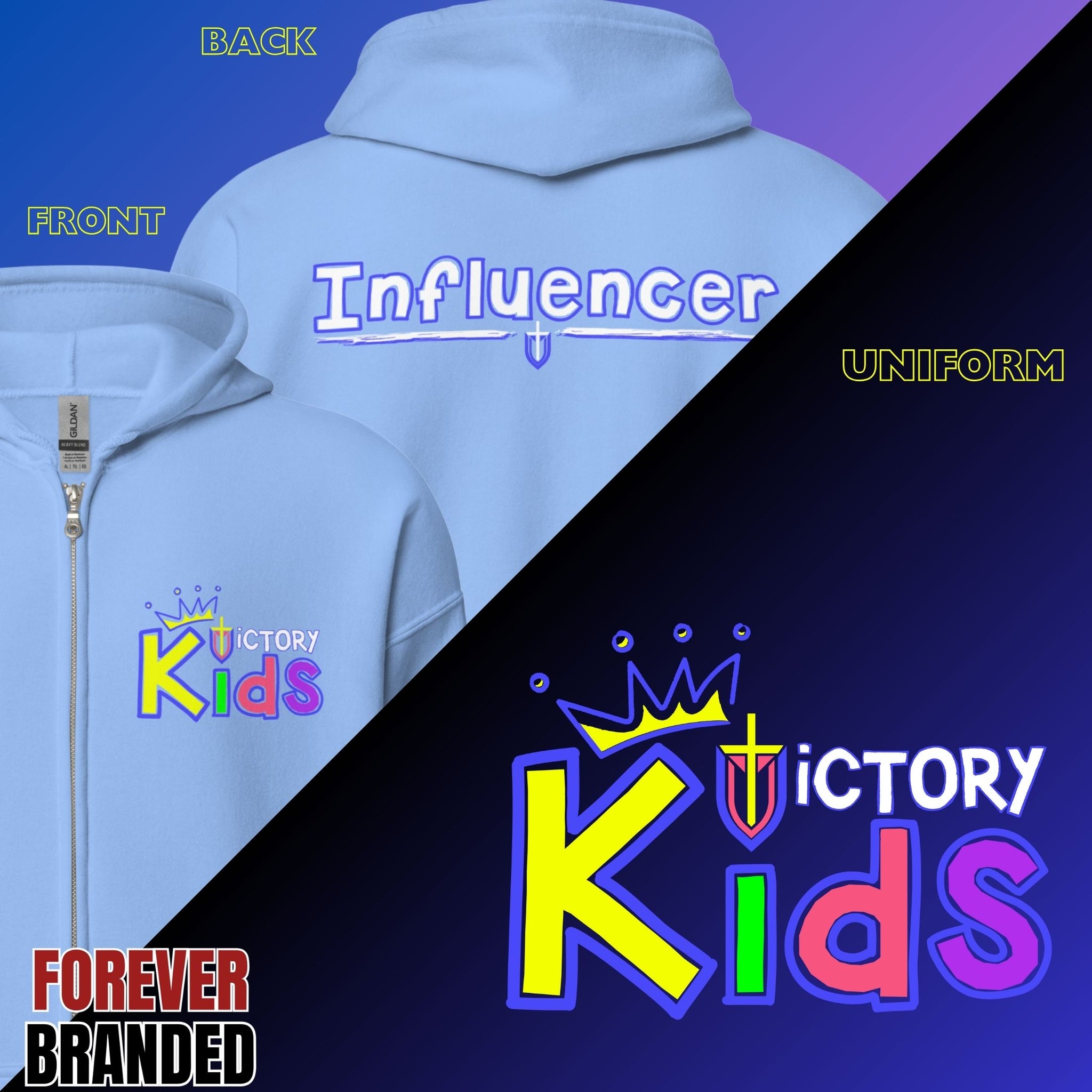 VK Staff Uniform Unisex heavy blend zip hoodie