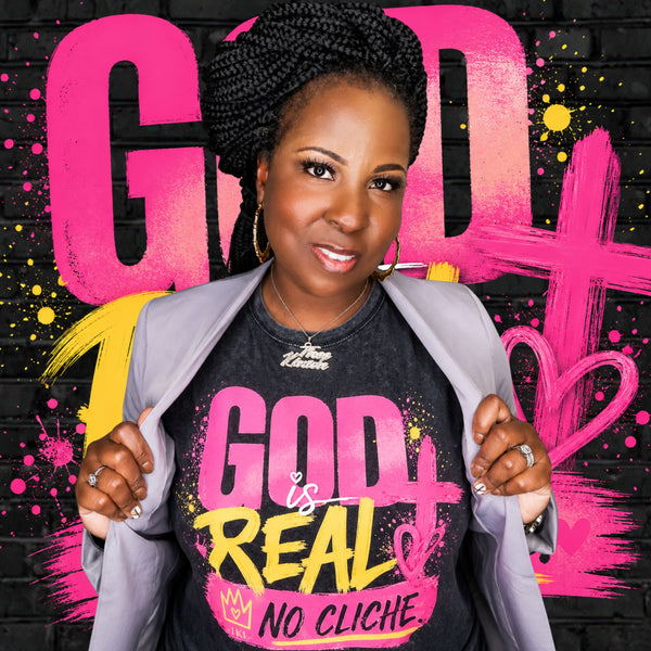 GOD IS REAL Vintage Oversized Tee