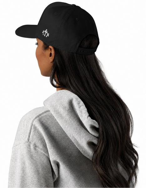 HS 5 panel Snapback All Black