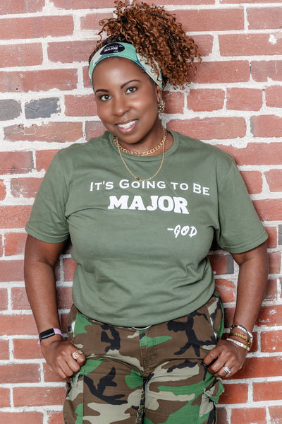 Major Military Green Unisex Tee (S-5XL)