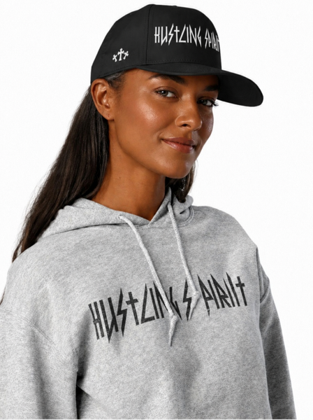HS 5 panel Snapback All Black