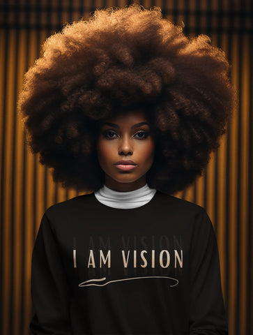 I AM VISION Long Sleeve Unisex Tee (S-4XL)