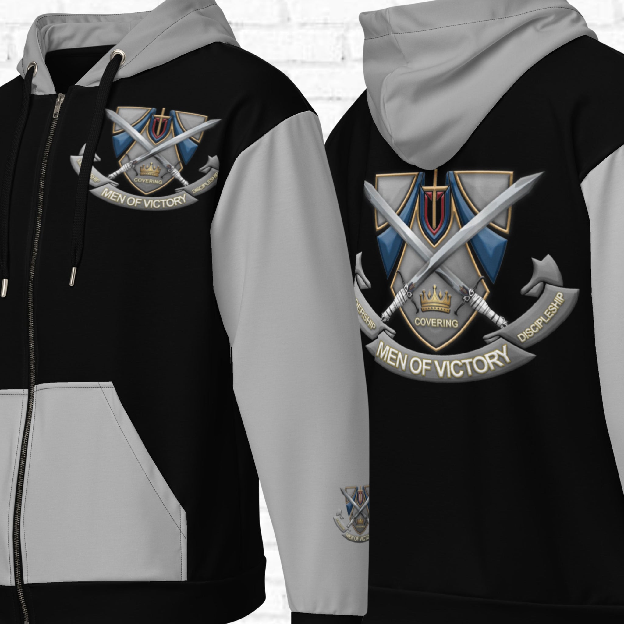 Vending LCD Premium Full Color Zip Up Hoodie