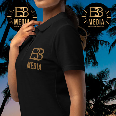 B3 Pique Embordered Women's Polo