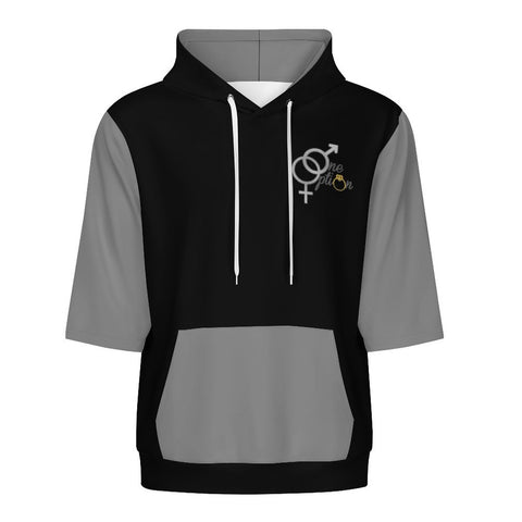 One Option Unisex Mid-Sleeve Hooded Sweatshirt