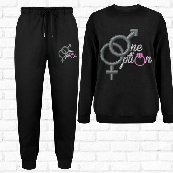 One Option 2 Piece set Sweatshirt and Joggers