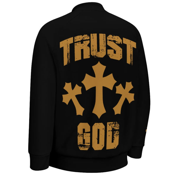 TRUST GOD Button-Up Jacket