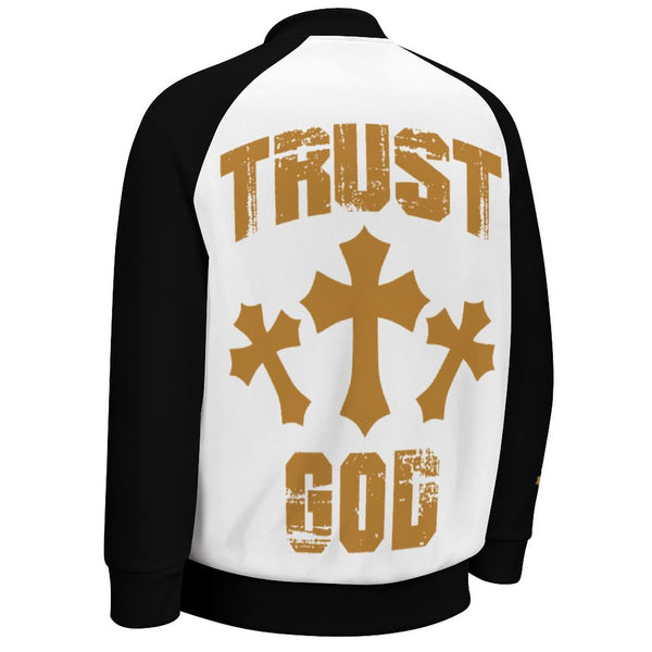 TRUST GOD Button-Up Jacket
