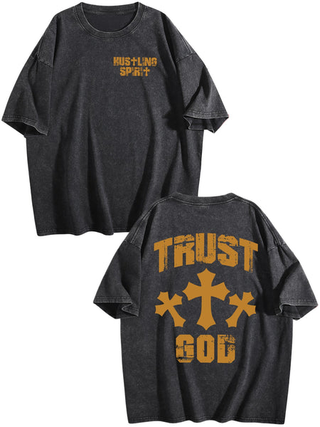 TRUST GOD Vintage Wash Tee