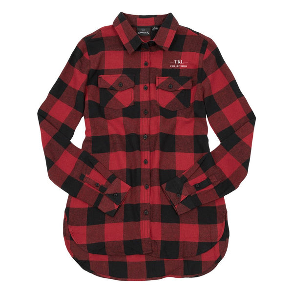 HERE COMES THE DREAMER LONG SLEEVE PLAID FLANNEL (S-3XL)