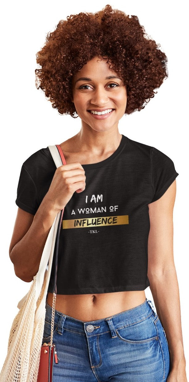 "I AM" Women’s crop Top