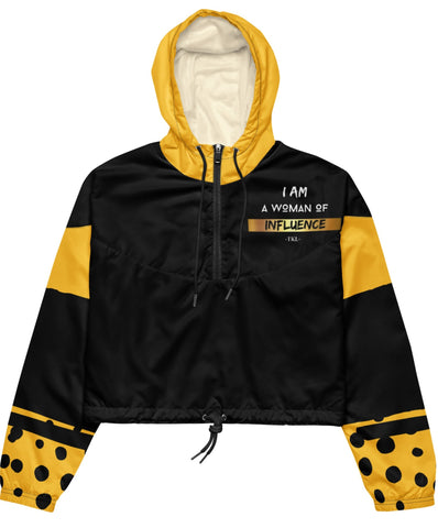 Woman of Influence Cropped Female Windbreaker (XS-2XL)