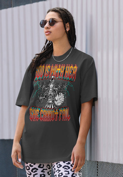 Warrior (REMIX) Vintage Graphic  Oversized faded t-shirt (S-3XL)