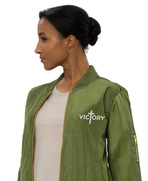 Victory Essential Premium recycled bomber jacket (XS-3XL)