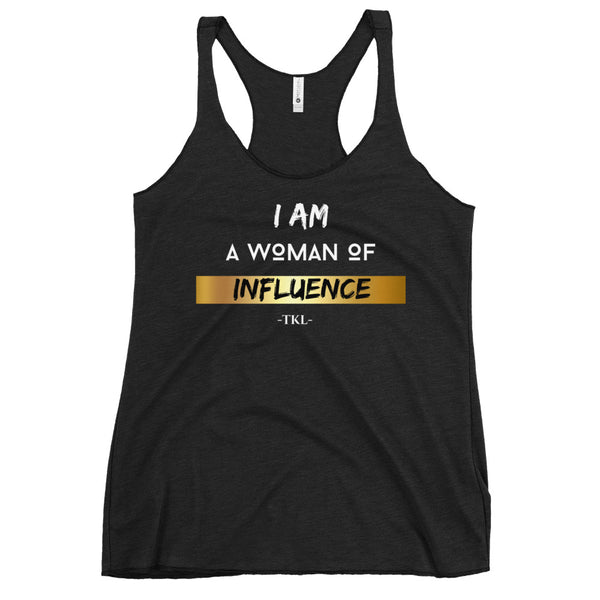 Woman of Influence Women's Racerback Tank