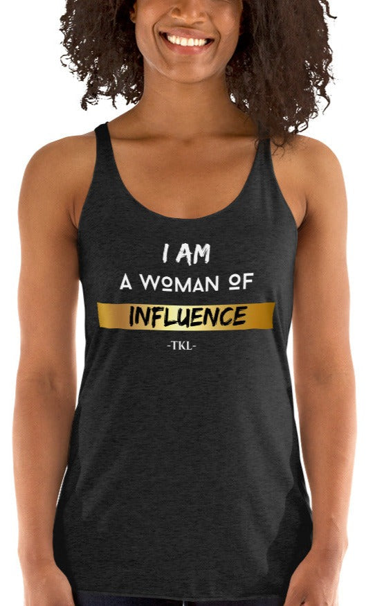 Woman of Influence Women's Racerback Tank