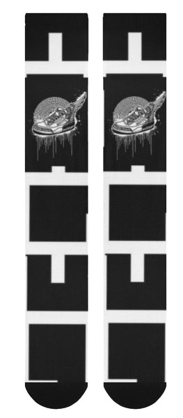 Footsteps Cross Maze Knee High Socks (Qty 1)