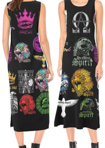 HS Legacy Sleeveless-Open-Fork-Long-Dress