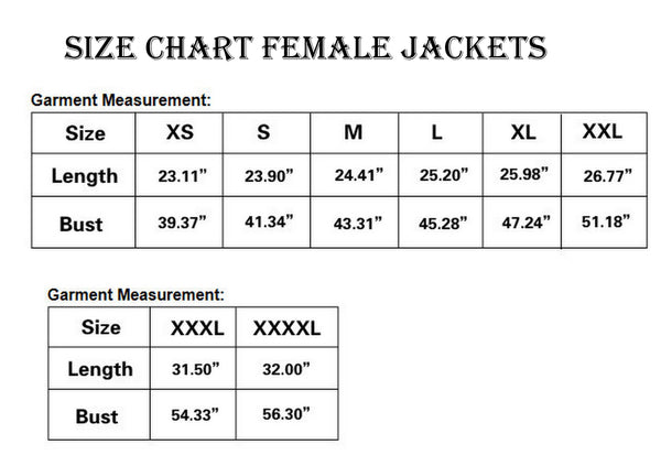 Red Raven Symphony Female Flight Jacket