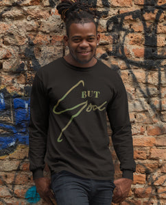But GOD Unisex Long Sleeve Tee Camo