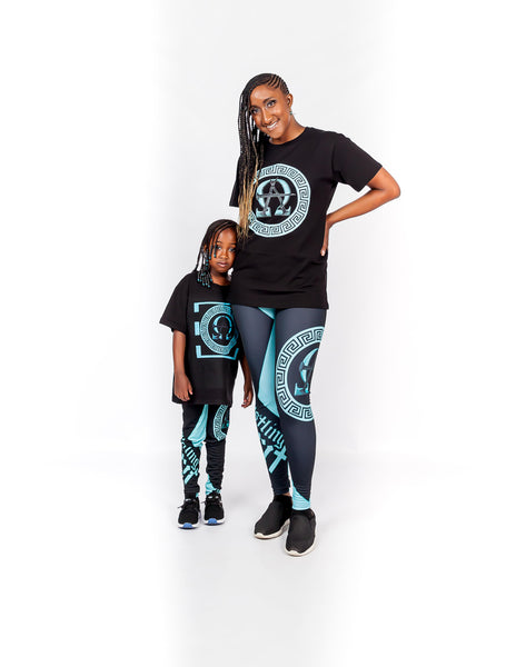 AΩ Leggings Turquoise
