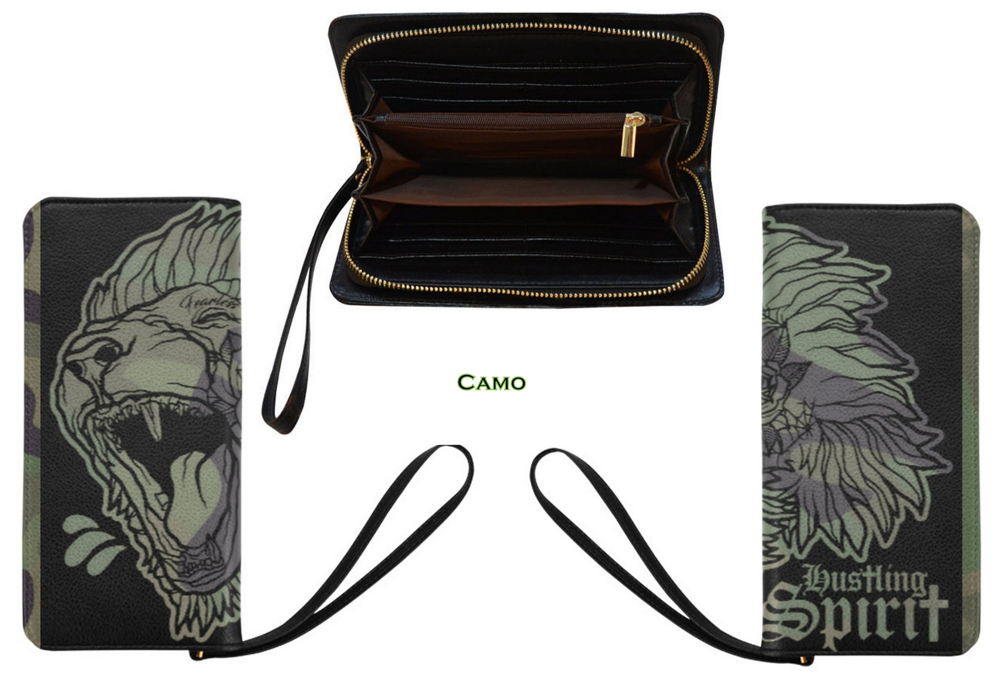 Fearless Lion Women's Clutch Purse