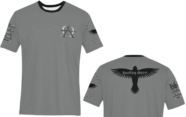 AΩ Alpha Omega Fearless Flag Unisex All-Over Crew Neck Tee